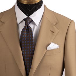 Cravate marron cravates florales bleues cravates Zometg cravates de mariage cravates de mode pour hommes ZmtgN2550