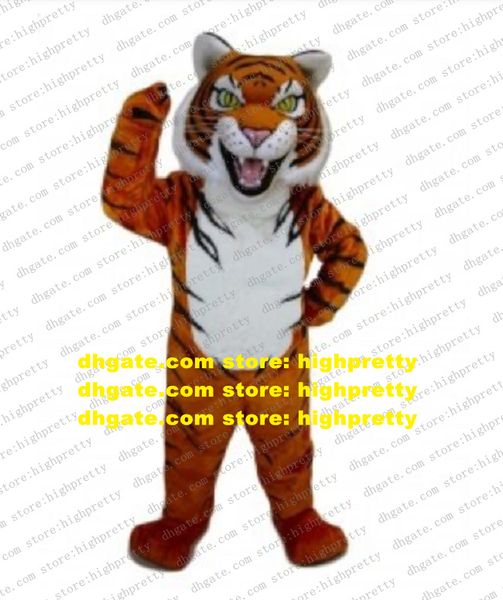 Costume de mascotte de tigre brun Costume de personnage de dessin animé adulte Costumes Anime Activités communautaires zz7602