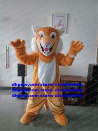 Brown Wildcat Wild Cat Mascot Costume Caracal Lynx Catamount Bobcat Personaje de dibujos animados Tema de la película Organizar una actividad zx923