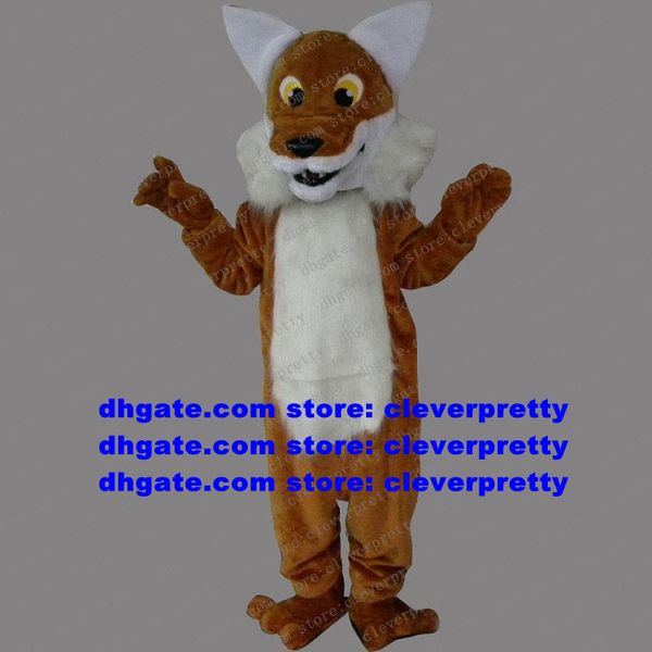 Brown Wolf Coyote Jackal Dhole Fox Costume De Mascotte Personnage De Dessin Animé Petite Enfance Enseignement Anniversaire De L'Activité zx698