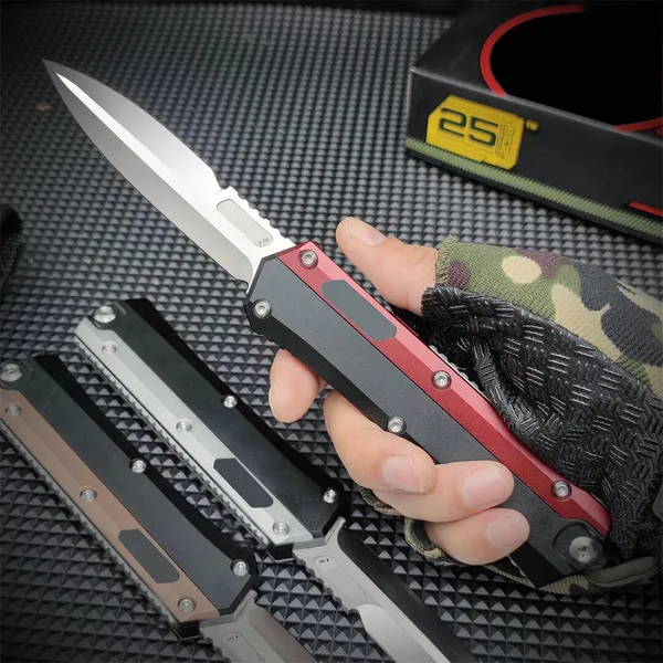 3Modelos UT184-10S Signature Series Glykon Knife M390 AUTO Navajas de bolsillo Campamento al aire libre Caza Táctica Herramientas EDC automáticas BM42 3300 3310 3400