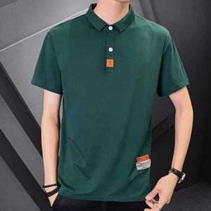 BROWON marque coréenne mode hommes vêtements été décontracté à manches courtes couleur unie T-shirt nouveau col rabattu surdimensionné T-shirt P0811