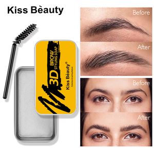 Jabón para peinar cejas Gel de ajuste de cejas transparente Cera para arreglar cejas Impermeable Reparación de cejas a prueba de sudor Líquido Bálsamo para cejas Pomada Maquillaje de ojos Cosméticos Beso belleza