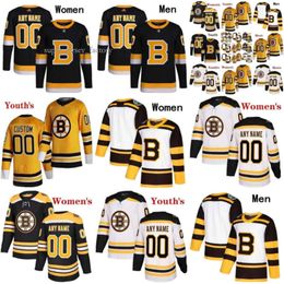 Maillots de hockey des Bruins Boston 75 Connor Clifton 28 Derek Forbort 48 Matt Grzelcyk 27 Hampus Lindholm 73 Charlie Mcavoy 6 Mike Reilly 44 Dan R 2738 8712
