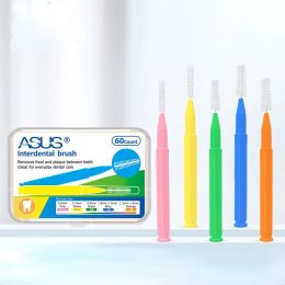Borstel 60 Stuks 0.61.5mm Ragers Gezondheidszorg Tand PushPull Verwijdert Voedsel En Plaque Betere Tanden Mondhygiëne Tool