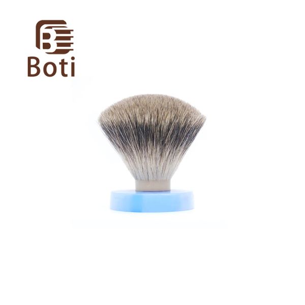 Brosse Boti BrushSHD pur blaireau cheveux noeud classe B forme d'éventail blaireau noeud quotidien Kit de soin de la barbe