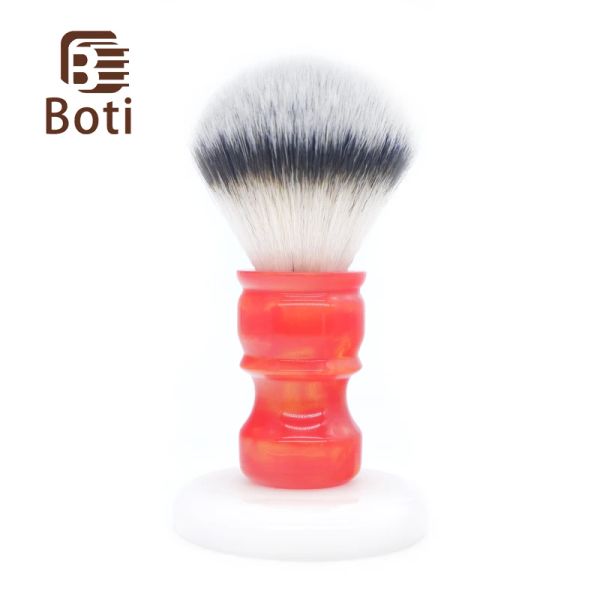 Brosse Boti Factory Brushsunrise rasage entier pinceau entier 3 Couleurs de cheveux synthétiques nœud avec un brosse de rasage à main à la barbe à la poignée du lever du soleil