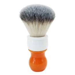 Brosse DSCOSMETIC 26 mm Carrot Resin Handle and Synthetic Hair Knots Raser Brosse pour l'homme Rasage humide