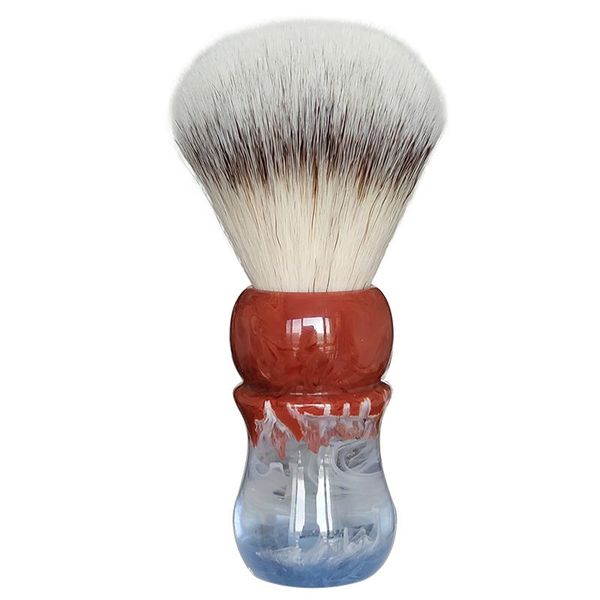 Brosse dscosmétique douce Breeze Soft Synthetic Hair rasage Brosse Brosse de rasage de manche de résine Resin pour le rasage humide de l'homme