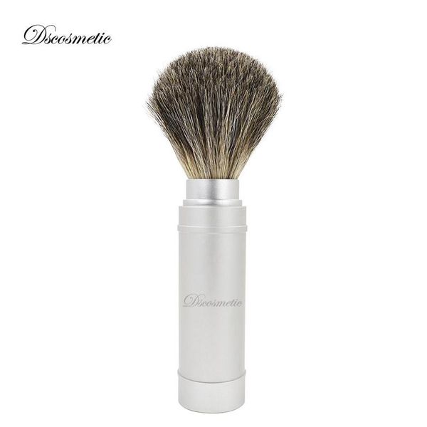 Brosse dscosmétique pur Badger Hair Knot Handle Handle Raser Raser Brosse