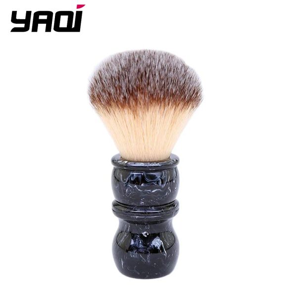 Brosse yaqi 24 mm à rasage pour hommes Brosse de brosse Nylon pour hommes Clearance Barbe Professionnel Barber Face Cleaning Raser Brush Brush