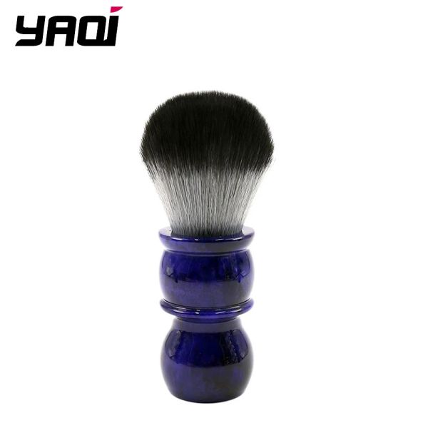 Brosse yaqi 24 mm en bois de loup couleur coiffure synthétique raser rasage brosse pour hommes