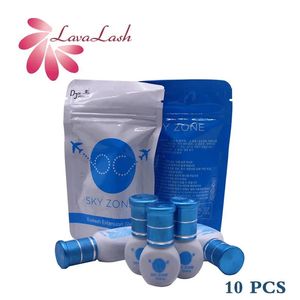 Pinceaux 10 bouteilles Corée Sky Zone Colle pour Extensions de Cils 5g Colle à Séchage Rapide Faible Irritation Faux Cils Colle Cils Outils De Maquillage