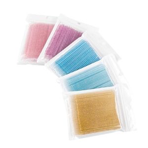 Brosses 1000 pièces jetables cristal Micro brosse Mascara baguettes applicateur cils retrait écouvillon pinceaux de maquillage pour outils d'extension de cils