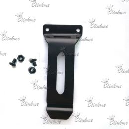 Borstels 10 stcs 32 mm *72 mm (1.26 "x 2,83") Kydex Holster Clip mes Scabbard Clip Diy Black Clip Holster Clips Handwerkaccessoires