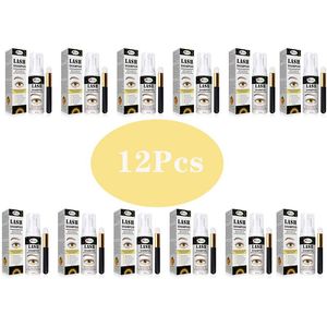 Borstels 12 Stuks Wimperverlenging Shampoo 60ml Lash Ooglid Schuimreiniger voor Thuis Make-up Wimpers Reinigingsschuim Wimpers Mousse Schuim