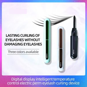 Brosses 1pc Portable USB rechargeable électrique recourbe-cils avec écran LCD longue durée cils bigoudi maquillage kit de curling pour les femmes