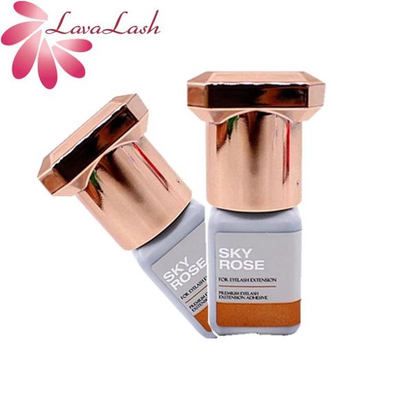 Pinceles 2/5/10 botellas SKY Rose Glue para extensión de pestañas Secado rápido Corea Pestañas postizas Sky Glue Más fuerte 5 ml Herramientas de maquillaje al por mayor