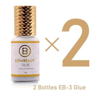 Borstels 2 Flessen Eonbeaut Eb3 Wimperverlenging Benodigdheden Lijm Makeup Tools 0.5s Langdurige Lava Lash Lijm Lage Geur 5 ml