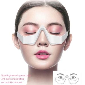 Brosses 3D Eye Beauty Instrument Microcurrent Pulse Eye Relax Rendre les rides et le cercle sombre Retirez l'outil de beauté du masseur des sacs pour les yeux