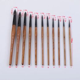 Brushes ArtSecret High Grade 777SQR Aquarelle Brosse Squurel Hair Ferrule Ferrule Handle en bois