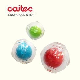 Brosse Caitec Dog Toy Amazing Squeaker Ball Durable Folidable Floaty Bite résistant