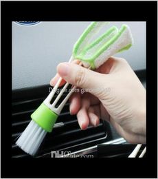 Brosses Brosse d'aération de voiture nettoyant pour climatiseur moteur et outil de chiffon de nettoyage pour collecteur de poussière pour fenêtre de clavier Fwaeo Aitnv3971359