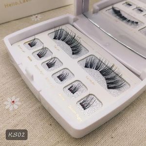 Borstels cosmetica schoonheid accessoires natuurlijke look make -up tool uniek ontwerp wimperuitbreiding ontketen je binnenste diva 3 magneten handgemaakt