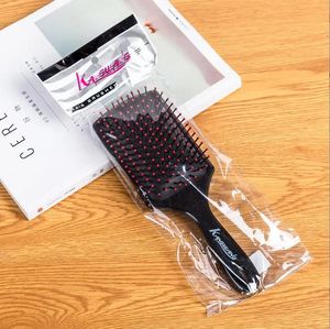 Brosses Brosses à cheveux Brosse de qualité supérieure Peigne Manche en plastique avec extensions de poils de sanglier enduits de caoutchouc Outils Meilleure vente Livraison directe