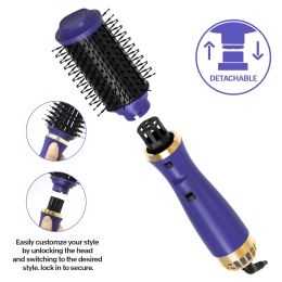 Brushes Brussis de sèche-cheveux 3In1 Kit de brosse à rotation à air chaud rond pour le style et la brosse de sèche-cheveux à coups ioniques négatifs