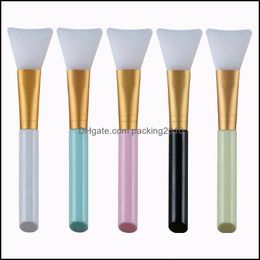 Borstels handgereedschap huizen tuin make-up borstel sile masker gezicht oogmake-ups silicagel diy maskerbrushes cosmetische schoonheid wq339-wll drop leveren