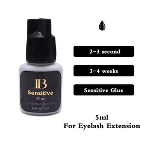 Pinceaux Ibeauty Sensitive Black Cap 5 ml 2 secondes pour extensions de cils, outil de maquillage, colle, magasin de santé coréen, adhésif pour faux cils à séchage rapide