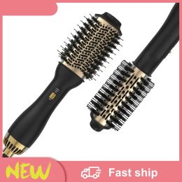 Brosses LISAPRO Elegant Black Gold Sèche-cheveux Brosse et Volumateur OneStep Hot Air Brush 2.0 pour le séchage, le lissage, le volumateur