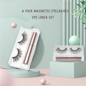 Brosses Natural Magnet Cils Magnet Eyeliner Magnétique Faux Cils avec outils de maquillage Applicateur