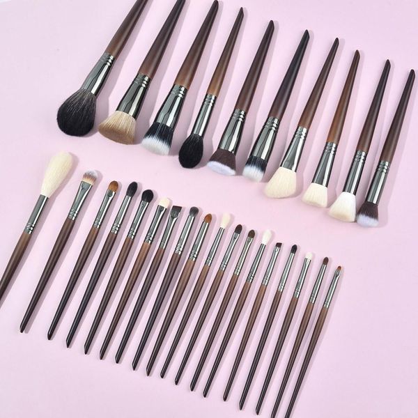 Brosses ovw maquillage pinceaux Set Beauty Puff Sponge Egg Powder Kabuki Blush Bluster Omber Shadow Makeup Brush Kit