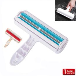 Borstels Pet Hair Roller Remover pluisjes borstel 2-weg hondenkattenkam gereedschap handige reiniging honden kat bont borstels basis huismeubilair sofa klede inventaris groothandel