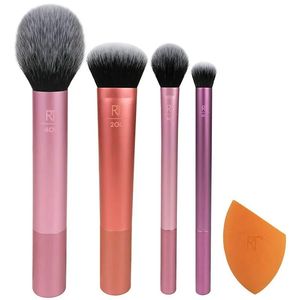 Brushes RT Makeup Brush Brush SetmakeUp Bleending Sponges, pour fard à paupières, fondation, correcteur blush, UltraPlush Synthetic Hristles Beauty Tool