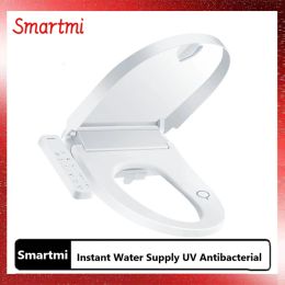 Cepillos Smartmi Smart Toilet Cover Suministro instantáneo de agua Versión de secado con aire caliente UV Antibacteriano Ajuste de temperatura del asiento de 4 velocidades