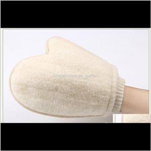 Brosses, éponges épurateurs Accessoires de salle de bain Accueil Jardin Drop Livraison 2021 200pcs Loofah éponge bain gommage magique gants de pelage exf