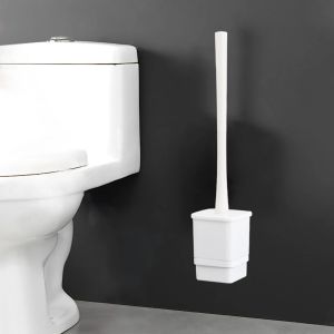 Juego de cepillos de baño, cepillos de baño negros con estante de almacenamiento, Herramientas de limpieza modernas montadas en la pared, accesorios de lavado