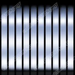 Brosses de mousse de mousse légère blanche bâtons de mousse LED brillance des baguettes avec 3 modes colorés de mousse clignotante