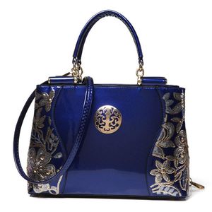 BRW Designer Handtassen Patent Leather Shinning Style Women Fashion Toes Ladies Purse Bag grote capaciteit Dsigner Purse Handbags167Z