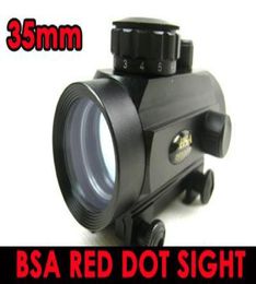 BSA 35mm tactique RedGreen Dot fusil pistolet portée vue 20mm Weaver monture RD355331831
