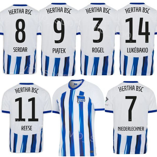 BSC Hertha Berlin 22 WINKLER Camiseta de fútbol 23-24 Club 27 DARDAI 37 LEISTNER 31 DARDAI 20 KEMPF 19 DUDZIAK NIEDERLECHNER TABAKOVIC REESE PREVLJAK Kits de camiseta de fútbol