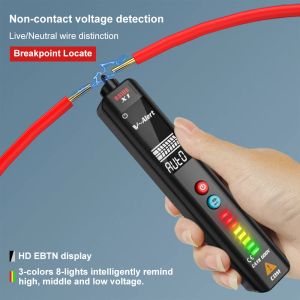 Bénévrage de type de stylo multimètre numérique Smart DC AC Voltmeter Auto Plage de tension de tension Capacité de résistance NCV HZ Tester