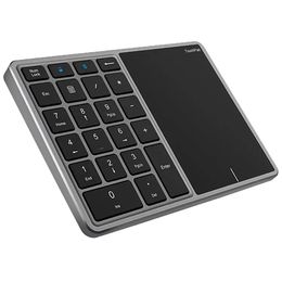 BT-14 Bluetooth 2.4G sans fil Mini clavier numérique ordinateur portable clavier avec pavé tactile