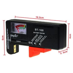 BT-168 Capacité de batterie numérique Testeur Coup de couleur Universal Battery Colord Indiquer Volt Tester Checker BT168 Power