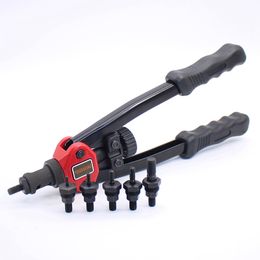 Freeshipping mini tools for Nut Riveter Double Hand Manual Riveter Hand Riveting Tool M3/M4/M5/M6/M8/M10