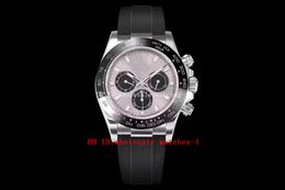 BT Better Factory Watches TH-12.2mm 116519 40mm Panda Céramique Chronographe CAL.4130 Mouvement Mécanique Automatique Montre Pour Homme Montres-bracelets Pour Hommes En Caoutchouc