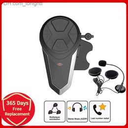 BT-S3 Multi-interphone 1000M motorfiets Bluetooth-compatibele helm-intercom Intercomunicador Interfones-headset voor 3 rijders Q230830